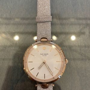 Kate Spade rose gold sparkle watch